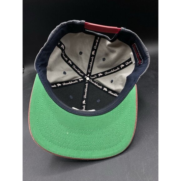 Fenway Hat Distressed Boston Red Sox Snapback Trucker Chowdaheadz - Picture 11 of 13